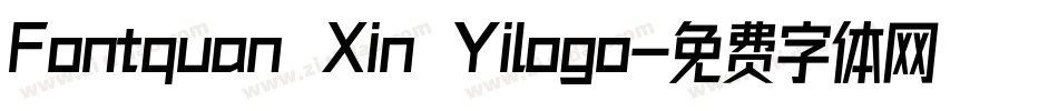 Fontquan Xin Yilogo字体转换